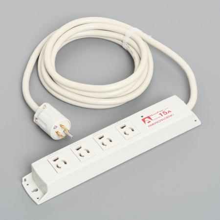 乐天商城 - 【受注生産品】アメリカン電機 KC1130NF 抜止形 OAタップ4ケ口 コ-ドセット NF付 接地形2P 15A 125V