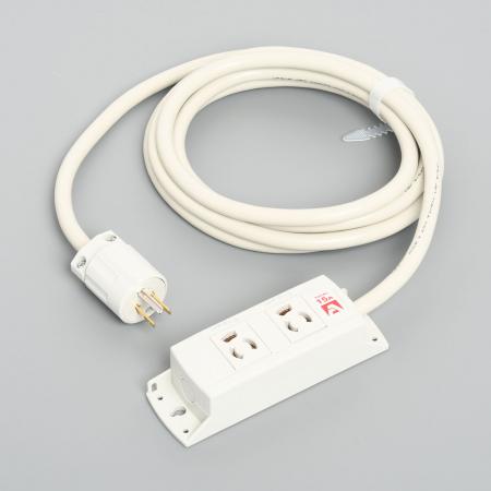 Rakuten - 【受注生産品】アメリカン電機 KC1140(5M) 抜止形 OAタップ2ケ口 コ-ドセット 接地形2P 15A 125V