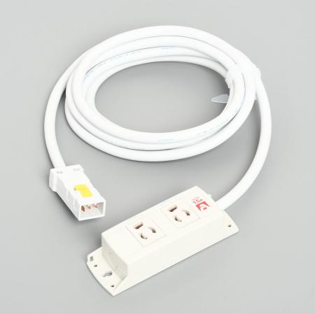 Rakuten - 【受注生産品】アメリカン電機 KC1146 抜止形 OAタップ2ケ口 コ-ドセット 接地形2P 15A 125V