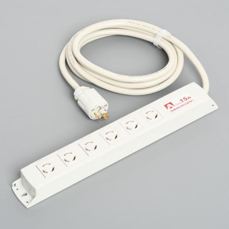 Rakuten - 【受注生産品】アメリカン電機 KC1210 引掛形 OAタップ6ケ口 コ-ドセット 接地形2P 15A 125V