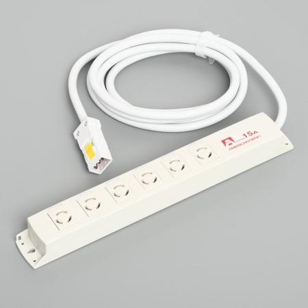 Rakuten - アメリカン電機 KC1216 引掛形 OAタップ6ケ口 コ-ドセット 接地形2P 15A 125V