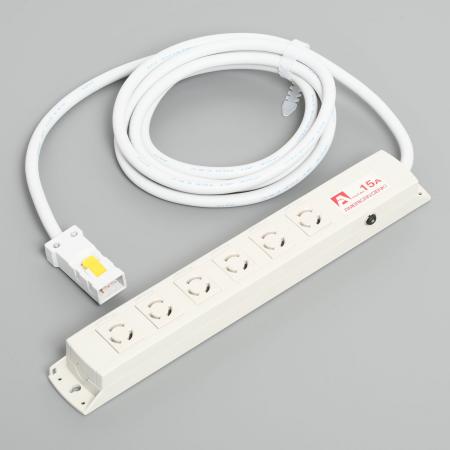 乐天商城 - 【受注生産品】アメリカン電機 KC1216PT 引掛形 OAタップ6ケ口 コ-ドセット プロテクター付 接地形2P 15A 125V