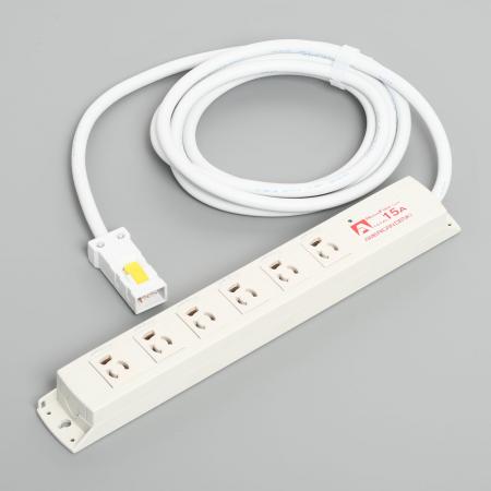 Rakuten - 【受注生産品】アメリカン電機 KC1336NF 抜止形 OAタップ6ケ口 コ-ドセット NF付 接地形2P 15A 125V