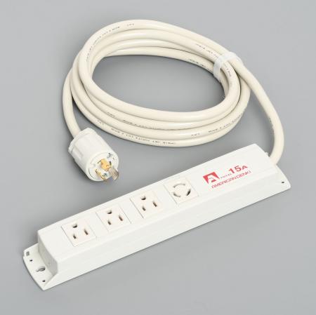 Rakuten - 【受注生産品】アメリカン電機 KC1410 コンビ OAタップ4ケ口 コ-ドセット 接地形2P 15A 125V