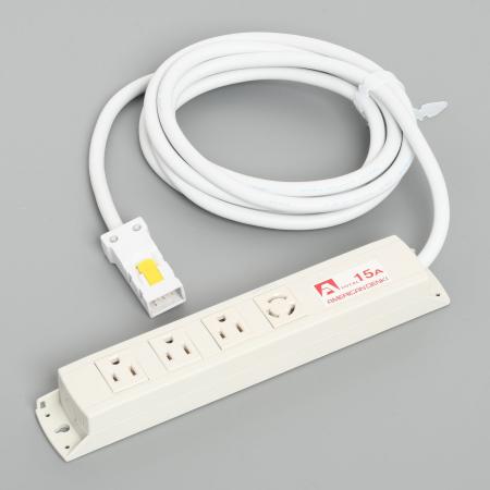 Rakuten - 【受注生産品】アメリカン電機 KC1416 コンビ OAタップ4ケ口 コ-ドセット 接地形2P 15A 125V