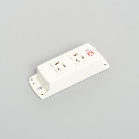 Rakuten - アメリカン電機 KU1140 抜止形 OAタップ2ケ口 コ-ドナシ 接地形2P 15A 125V