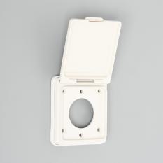 乐天商城 - アメリカン電機 PLC41W 防水パネルリフトカバ- パネルコンセント用 大穴