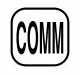 Rakuten - 【受注生産品】パトライト （旧春日電機） COBMS-COMM 文字板 ホイスト用押ボタン開閉器アクセサリ 【KASUGA/PATLITE】
