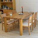 _CjOZbg _CjO7_Zbg e[u `FA 6lp 6l| 180cm k _ I[N i`  ySETzODIN DINING SET7(TABLE180+CHAIRx6) (W-OAK/NA)