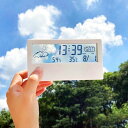 目覚まし時計 電池付き!! 電池式 置き時計 コードレス デジタル時計 置時計 アラーム 部屋に馴染み おしゃれ 北欧 大音量 卓上 時計 LED表示 温度計 カレンダー 音感センサー インテリア かわいい コンパクト 結婚祝い 子供 プレゼント 送料無料