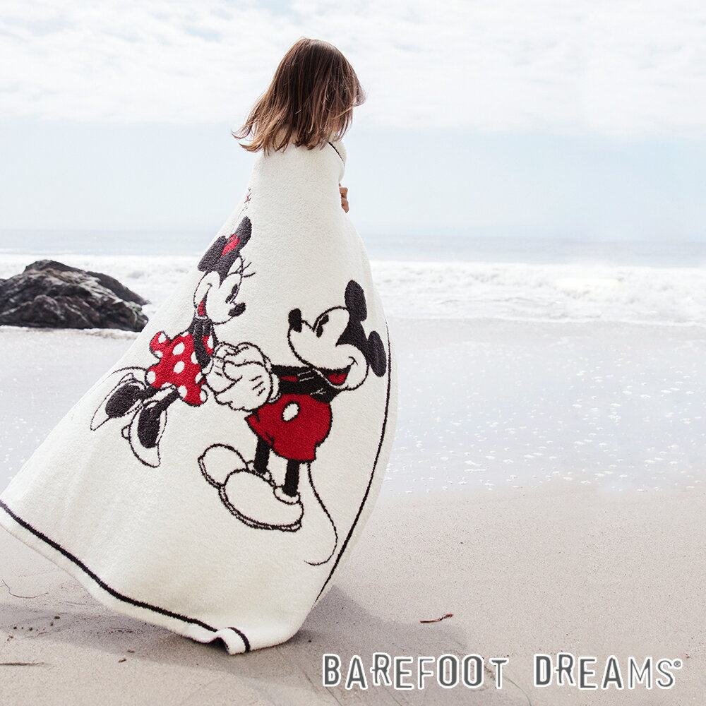 BAREFOOT DREAMS（ベアフットドリームス）COZYCHIC CLASSIC DISNEY MICKEY & MINNIE MOUSE BABY BLANKET ベビーブランケット DNBCC1367 赤ちゃん 子供 毛布 ひざ掛け ソファのサムネイル