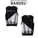 【マラソン中10%Off】【レビュー特典】BANDEL バンデル ゴルフウェア ベスト WOMENS SWITCH V NECK KNITVEST BGI-W3...
