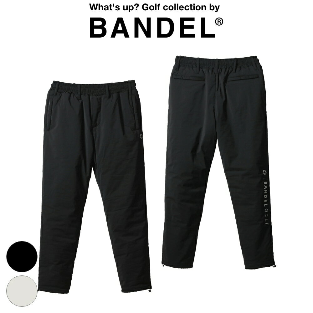 【レビュー特典】バンデル ゴルフ BANDEL golf ナイロンパンツ PADDING NYRON PANTS BGI-NNPTゴルフウェア メンズ レディース大きいサイズ 防寒 保温 防水 軽い 軽量 ボトム フルレングス ロングパンツ スタイリッシュ