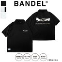 【マラソン中10％Off】【レビュー特典】BANDEL バンデル ポロシャツ FUCKIN' SHOT BROKENTEE SMOOTH POLO BG-BTSP001 BLACK ブラック 黒 WHITExBLACK ホワイト×ブラック WHITE ホワイト 白 接触冷感 吸水速乾 UVカット 抗菌 メッシュ