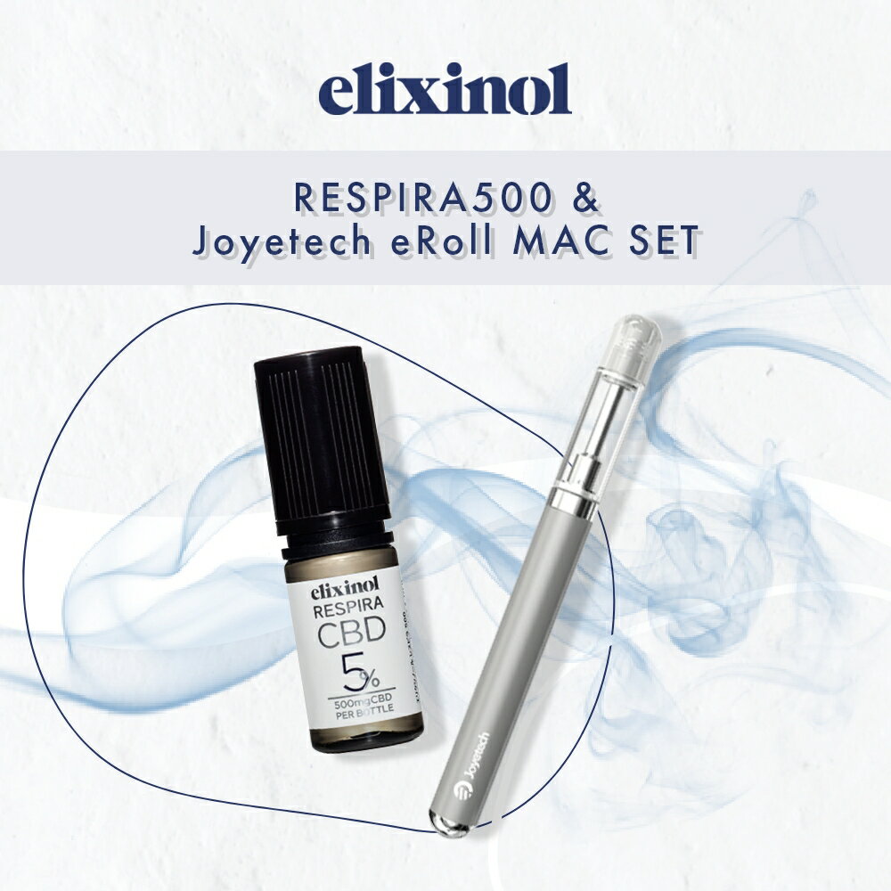 DEPARTMENTSTORESの【レビュー特典】エリクシノール CBDオイル+VAPEペン セット レスピラ500 スターターセット CBD含有量500mg 濃度5％ ヴェポライザー ベポライザー 電子タバコ アトマイザー 日本製オイル 10ml リキッド elixinol カンナビジオール 麻 ヘンプ｜アングル3