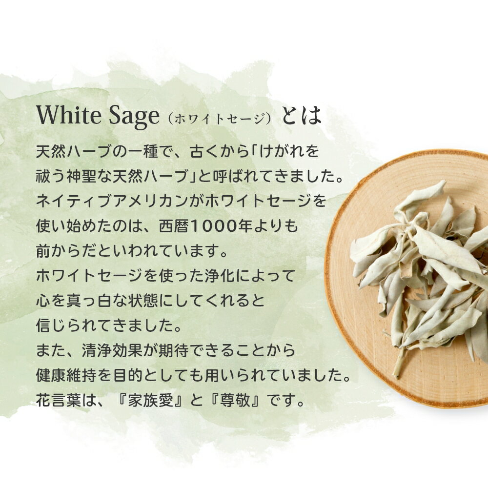 フォートメント Foretment ホワイトセージ WHITE SAGE PACK 浄化用 お香 芳香剤 おしゃれ 部屋 玄関 ディフューザー ナチュラル フレグランス 国産 日本産