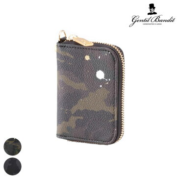 GENTIL BANDIT ジャンティバンティ ラウンドジップキーケース KHAKIxCAMO BLACKxCAMO GBK1965キーケース 鍵入れ スマートキーケース 車 キー KEY カードスロット ギフト プレゼント カジュアル スポーツ メンズ レディース 男女兼用 ユニセックス