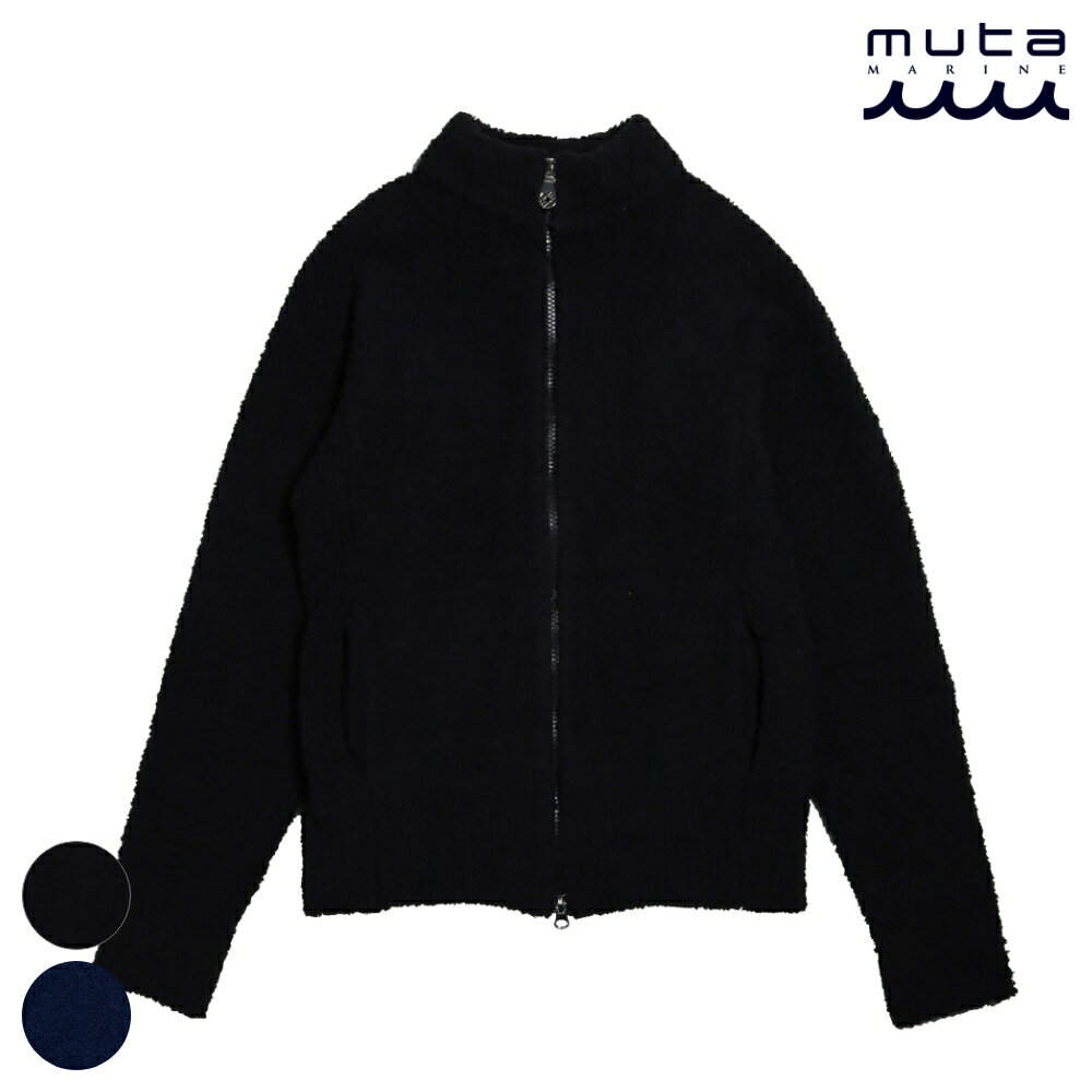 楽天DEPARTMENTSTORES【SS最大P55!要エントリー】muta MARINE ニット MMBC-190303 NAVY WHITE BLACK 黒 紺 ボア フリース 秋冬 あったか ネイビー ブラック UNISEX MEN LADIES