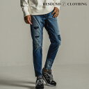 RESOUND CLOTHING リサウンドクロージング MICK DENIM JERSEY RC34-ST-020 定番 ジャージーンズ テーパード ストレッ...