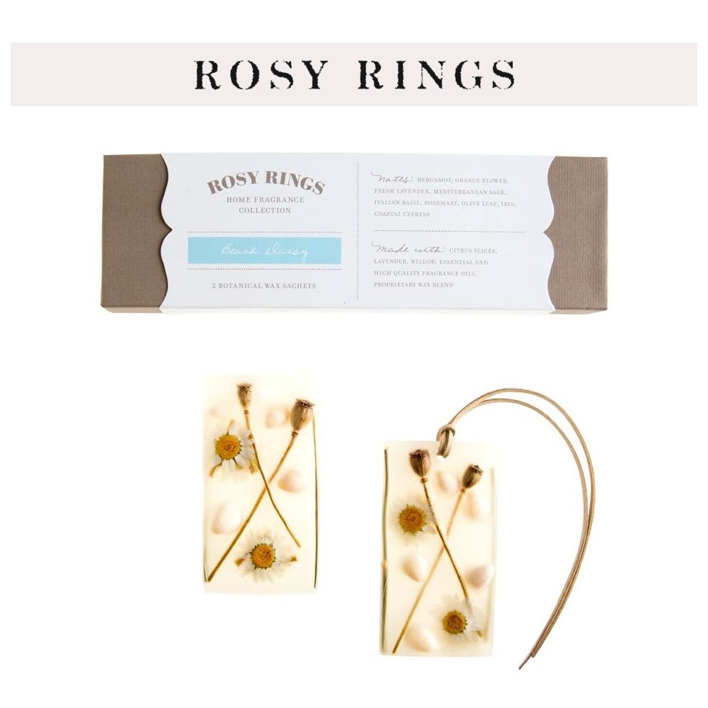 ロージーリングス キャンドル ROSY RINGS ボタニカルワックスサシェ BOTANICAL WAX SACHETS ビーチデイジー BEACH DAIZY ルームフレグランス 寝室 枕元 クローゼット ドア 洗面 芳香剤 ディフューザー インテリア アロマ 甘い バニラ デコレーション オシャレ 匂い 香り