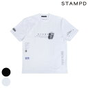 STAMPD TVc Aspen Transit Relaxed Tee SLA-M3258TEChris Stampd NXEX^vh Jbg\[  eB[Vc S N[lbN OtBbN Rbg Xg[g ubN  BLACK zCg  WHITE