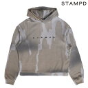 STAMPD スタンプド フーディー Ikat Camo Cropped Hoodie SLA-M3259HDChris Stampd クリス スタンプド トップス 上着 スウェット プルオーバー パーカー コットン フード ロゴ カモフラージュ カモ 総柄