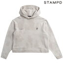 STAMPD スタンプド フーディー S24 Tie Dye Cropped Hoodie SLA-M3333HD Sand Storm Tie Dyeメンズ レディース トップス 上着 スウェット プルオーバー パーカー コットン フード 総柄 タイダイ クロップド