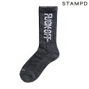 STAMPD C F*** Off Sock SLA-U2757AC HEATHER CHARCOALChris Stampd NXEX^vh \bNX@SOX u u҂ S V[Y Xj[J[ Xg[g `R[ O[ DF