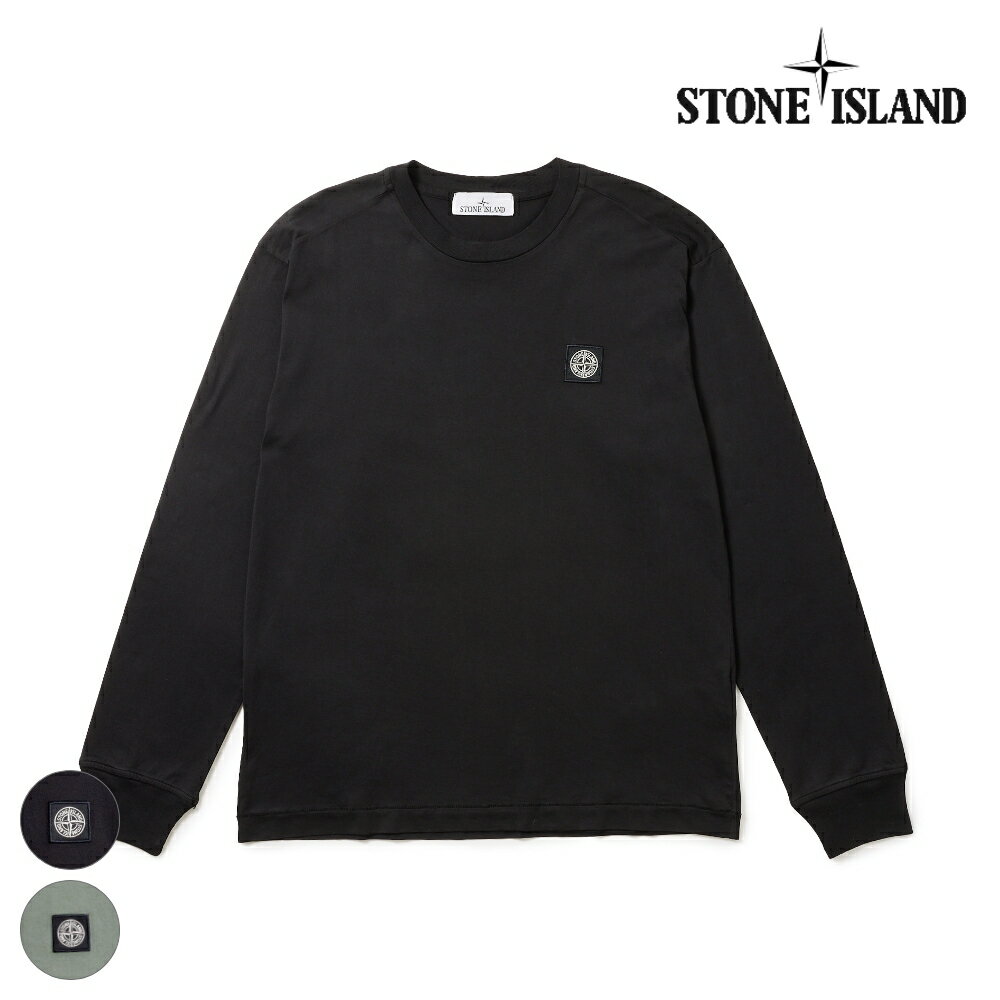 STONE ISLAND ストーンアイランド T-SHIRT 801522713 ロンTメンズ ブランド おしゃれ 長袖Tシャツ 無地 クルー 綿 Tシャツ 定番 ロンティ トップス レディース ロングスリーブ コットン 100 男女兼用