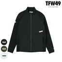 TFW49 ティーエフダブリュー ブルゾン VW SHIELD WARMER BLOUSON T042320008TFW ゴルフ ファッション ゴルフウェア GOLF トップス 長袖 ストレッチ 軽量 羽織 保温 撥水 蒸れにくい 起毛 アウター ゴルフウェア ブラック ホワイト カーキ