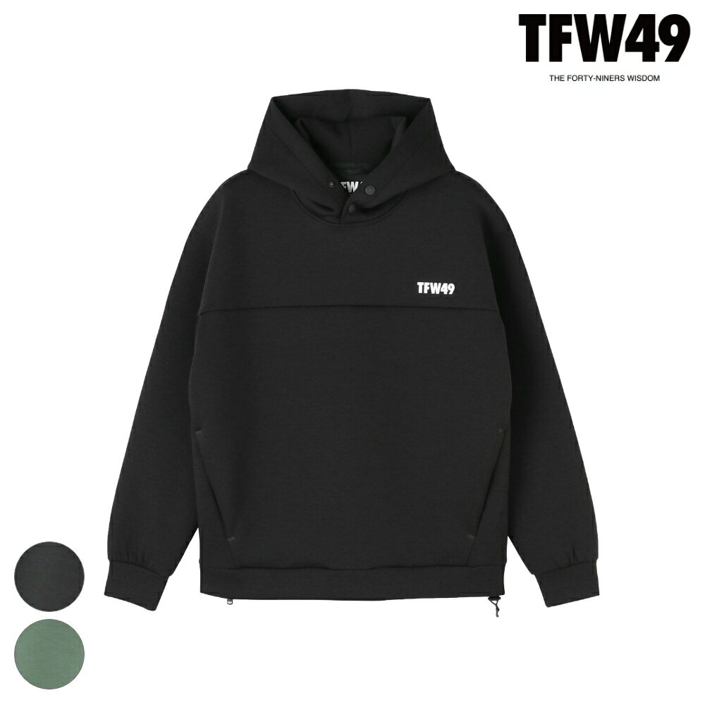 TFW49 ティーエフダブリュー CARDBOAD DIFFERENT MATELIAL CREW HOODIE T102510001フーディー パーカー スウ...