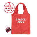 TRADER JOE 039 S トレーダージョーズ ミニエコバッグ micro tote with grocery bag マイクロトート バッグ 折りたたみ レジカゴ レジ袋 トレジョ 高級スーパー オリジナル 海外セレブ サスティナブル