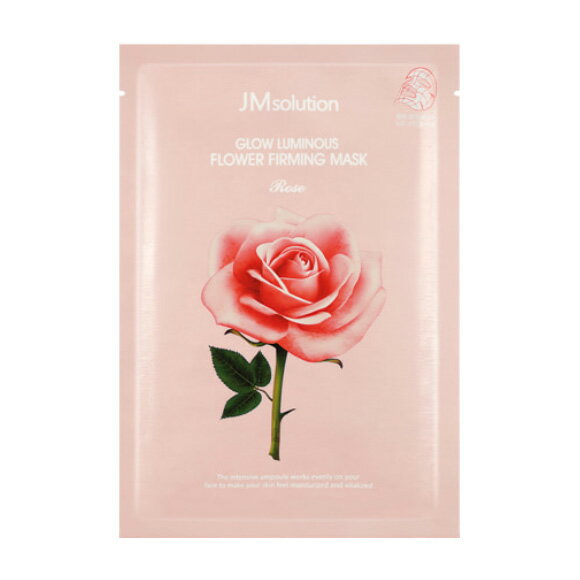 JM solution(ジェイエムソリューション) は、 すべての美しさのソリューション”を届ける、 韓国発のグローバルブランドです。 ディマスクのバラの花水でさわやかな肌に仕上げ、 桜、ラベンダー、カレンジュラがきれいにケアします。 肌が透明に映るくらいの薄いシートが密着し、 軽い重さで気軽に使用できます。 ※通常3～15営業日以内の発送となります。 ※他店でも掲載してる商品になります。 　人気商品のため、時間差で欠品、廃盤に 　なることがございますが、ご了承ください。 ■内容量：30ml×10枚セット ■生産国：韓国 ■主要成分：5つのフラワー(バラ、桜、ラベンダー、カレンジュラ、モーリングガ) 抽出物、 三重ヒアルロン酸、三種ペプチド 【使用方法】 1.洗顔後、トナーなどで肌を整えます。 2.顔全体に軽くシートを上げ、約10～20分後、 シートを外して残ったエッセンスを軽く叩き、吸収させます。 韓国　コスメ　JM solution　ジェイエムソリューション　コスメ　スキンケア バラ　桜　ラベンダー　カレンジュラ　モーリングガ 5重　ヒアルロン酸　フェイス　マスク　パック　天然セルロースシート JM solution Glow Luminous Flower Firming Mask Rose