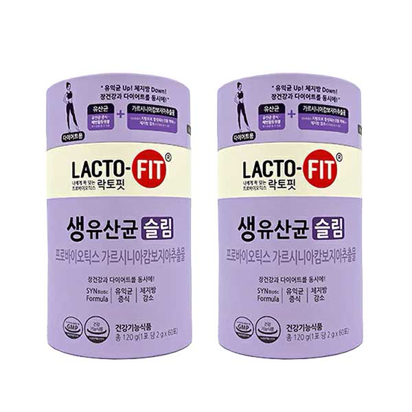 キムチを始め発酵食品を多く摂る韓国で愛され続ける「ラクトフィット」。 もっと食べたくなる美味しさでリピーターの多い商品です。 プラスαでスタイルに合わせてお選びいただけます。 プラスαのスリムケアを考えて配合されたラクトフィットスリム。 LACTO-5X配合、水無しで食べられる美味しい乳酸菌。 80年の伝統乳酸菌専門企業が販売。 乳酸菌+プレーバイオテックス(乳酸菌の餌)+ ポストバイオテックス(乳酸菌の代謝産物)配合。 80年の研究から考えられた5つの菌を組み合わせた乳酸菌パウダー。 ※通常3～15営業日以内の発送となります。 ※他店でも掲載してる商品になります。 　人気商品のため、時間差で欠品、廃盤に 　なることがございますが、ご了承ください。 【内容量】 　2g×60包入り 【生産国】 　韓国 【ご使用方法】 　1日1包を目安にお召し上がりください。 【注意事項】 　写真と実際の商品とは色合いが多少異なる 　場合がございます。ご了承ください。 韓国 チョングンダン 健康食品 ラクトフィット 乳酸菌　サプリメント 生乳酸菌 健康 プロバイオティクス 美味しい Lactofit