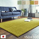 オーダーカーペット サンティエ 約150×300cm 抗菌 消臭 清潔 ラグ カーペット 防炎 アレルキャッチャー 抗アレル物質 花粉 PM2.5 ハウスダスト ダニ対策 シャギー 無地 日本製 約2.9畳(3)