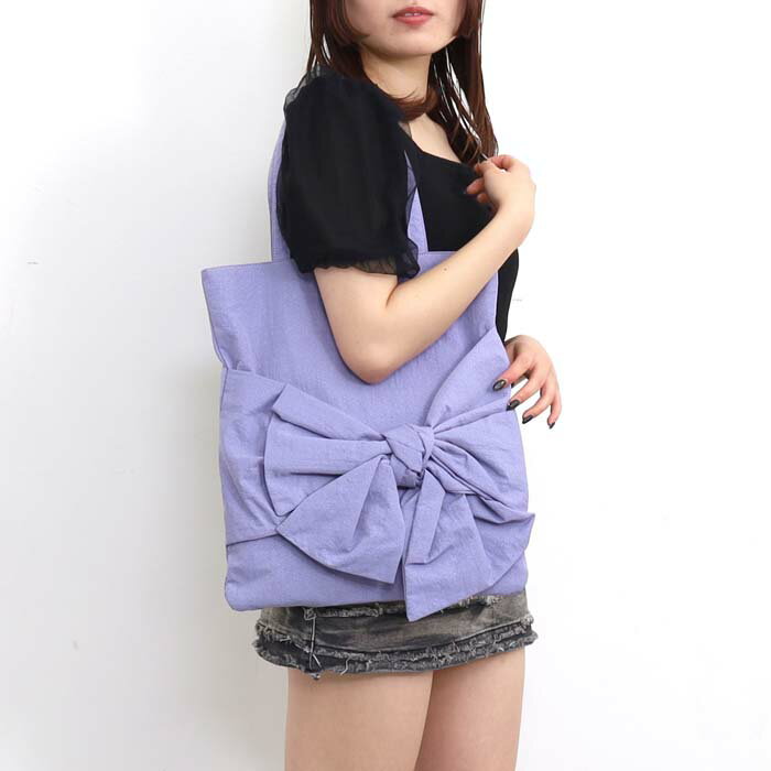 【SMIR NASLI サミールナスリ】ボリュームリボントートバッグ/A4対応 トート