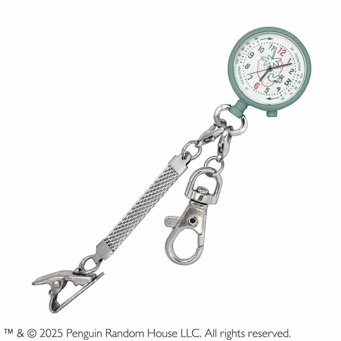 ナースグッズ ナースウォッチ エリックカール 2WAYウォッチ ストロベリー グリーン ST-PLEC0001 キャラ..