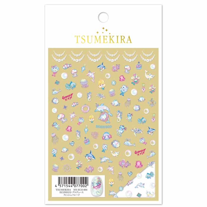 TSUMEKIRA(ツメキラ) ネイルシール ECONECOプロデュース フィッシュパレード NN-EC...