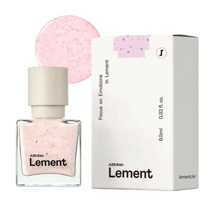 MIK(ミック) Lement ルメント カラーネイル 42 ピンク グレイズ グラス 9.5ml 【メール便】