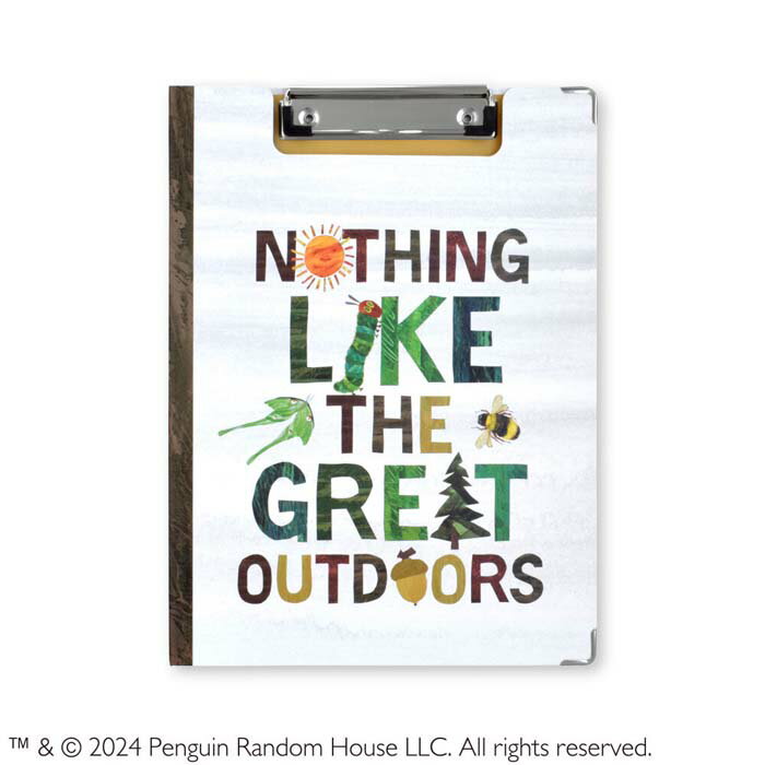 【楽天スーパーSALE_10%OFF】エリックカール クリップボード FOREST FRIENDS グレー/ブラウン ST-ZE0020 はらぺこあおむし 絵本 キャラクター 文具 事務用品 かわいい おすすめ【メール便 送料無料】