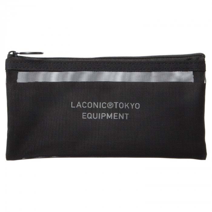 メッシュペンポーチ ナイロン製 黒 LEQ07-100BK トラベルポーチ コスメポーチ アクセサリーポーチ ガジェットケース【メール便送料無料】