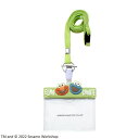 【楽天スーパーSALE_10%OFF】ナースグッズ 名札 セサミストリート ネームホルダー エルモ&クッキーモンスター グリーン ST-ZSS0005 安全ピン...