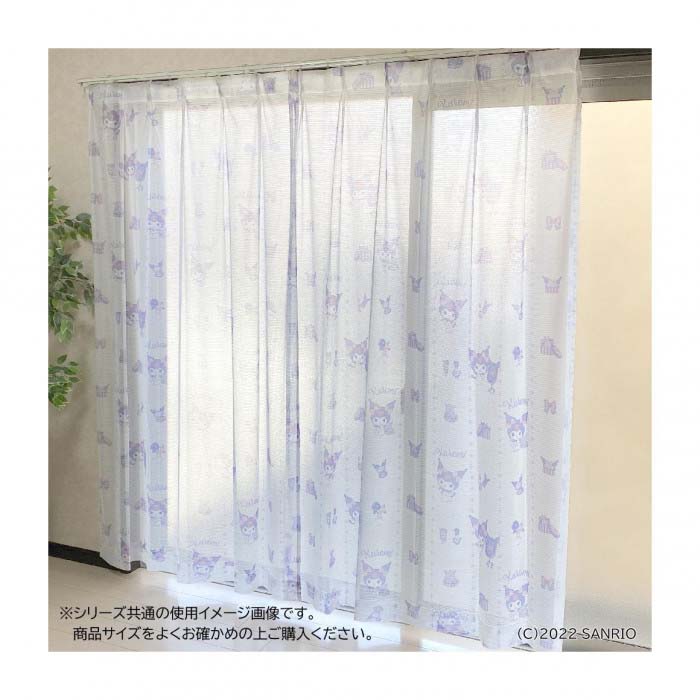 樂天商城 - サンリオ クロミ レースカーテン2枚セット 100×198cm SB-626-S