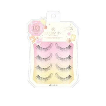 つけまつげ つけま アイメイク コスメ デコラティブアイラッシュ DECORATIVE EYELASH 上まつげ用 No.103 フェミニンウィンク SE85629 2月下旬出荷予定【クリックポスト】メール便 送料無料【smtb-TD】【saitama】