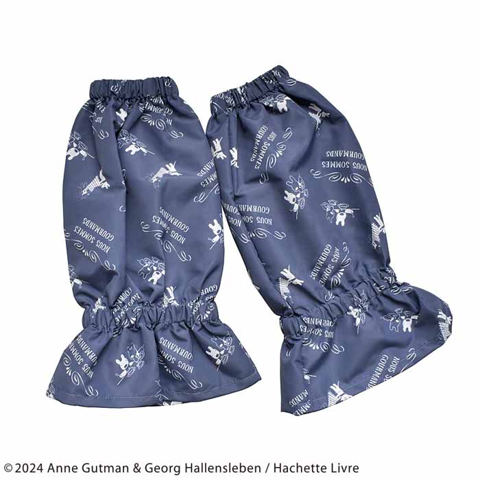 リサとガスパール アームカバー Bon appetit ネイビー ST-IG0013 キャラクター 腕カバー 袖カバー 介護..