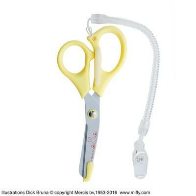 ミッフィー 医療用はさみ イエロー ST-UMF0001 保護刃先 のびるストラップ クリップ テープが付きにくい メディカル 鋏 ハサミ 看護師さん 病院 ナースグッズ 【メール便 送料無料】