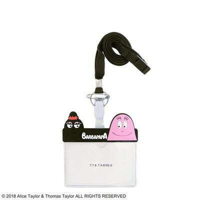 樂天商城 - ナースグッズ 幼児 名札 キャラクター バーバパパ ネームホルダー ブラック ST-ZBP0004 【メール便 送料無料】