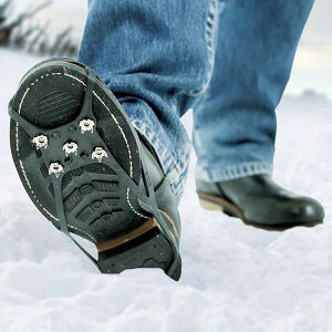 スノースパイク（靴用滑り止めスパイク） 雪道 すべり止め 転倒防止 尻もち防止 紳士靴 ハイヒール スニーカー ブーツ レビューでクーポンプレゼント