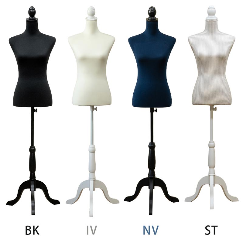 【SKB】洋裁用トルソー 服作り 衣装づくり マネキン 高さ調整可 上半身 すべりがいい 着せやすい 脱がせやすい 軽量 簡易的 胸囲88cm 胴囲66cm
