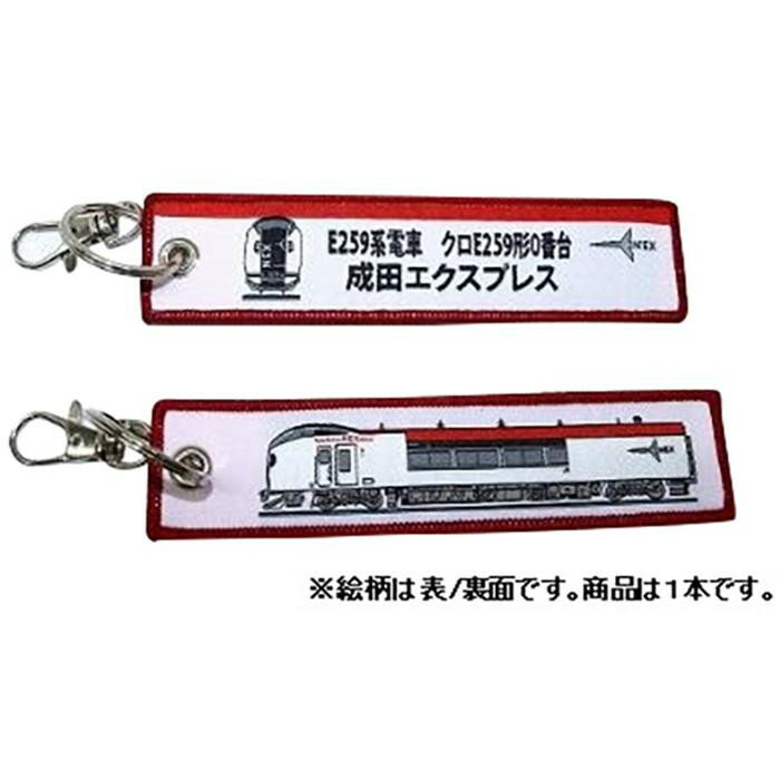 樂天商城 - KB雑貨 ししゅうタグ E259系 成田エクスプレス クロE259形 KBKBTG12001 刺繍タグ 目印 子供 乗り物 【メール便 送料無料】